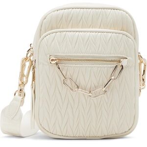 Steve Madden Damien Sm C/B Bag. Chalk/Gold.
